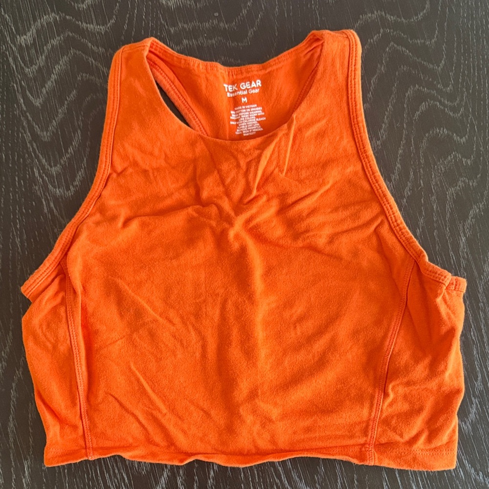 Tek Gear Bright Orange Athletic Tank